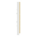 Unica Pure - plaque de finition - Bois nordique liseré Blanc - 1 poste