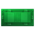 Support de Fixation Plastique 4 Modules 2 Postes avec Protection de Chantier Unica Schneider