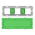 Support de Fixation Zamac 6 à 8 Modules 3 Postes avec Protection de Chantier Unica Schneider