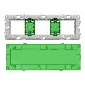 Support de Fixation Zamac 6 à 8 Modules 3 Postes avec Protection de Chantier Unica Schneider
