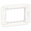 Schneider unica2 - support de fixation 3 mod - plastique