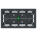 Schneider unica2 - boîte de concentration saillie - 2 rang de 10 mod - anthracite - à compl