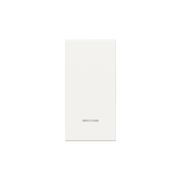 Schneider unica2 - enjoliveur interrupteur ou bouton-poussoir lumineux - 1 mod - blanc