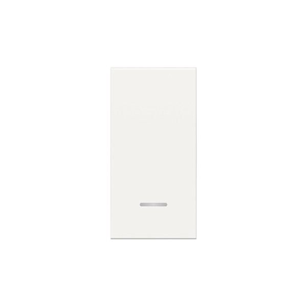 Schneider unica2 - enjoliveur interrupteur ou bouton-poussoir lumineux - 1 mod - blanc anti
