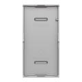 Enjoliveur Aluminium pour Interrupteur ou Bouton Poussoir Unica Schneider Electric - 1 Module