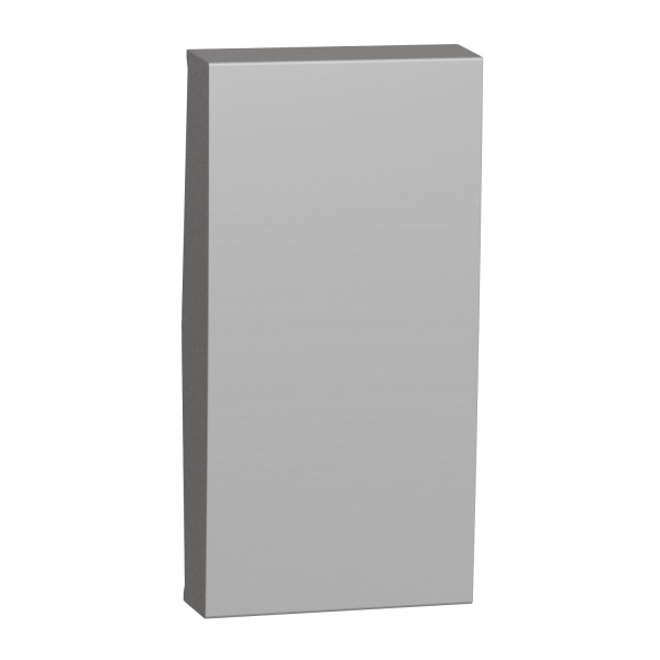 Enjoliveur Aluminium pour Interrupteur ou Bouton Poussoir Unica Schneider Electric - 1 Module