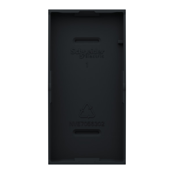 Schneider unica2 - enjoliveur interrupteur ou bouton-poussoir - 1 mod - anthracite
