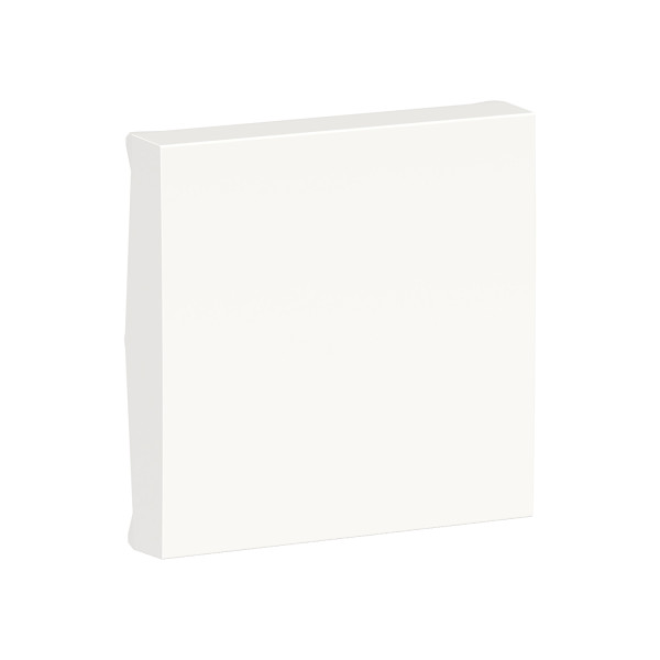 Schneider unica2 - enjoliveur interrupteur ou bouton-poussoir - 2 mod - blanc