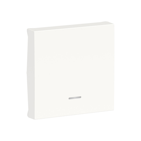 Schneider unica2 - enjoliveur interrupteur ou bouton-poussoir lumineux - 2 mod - blanc