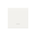 Schneider unica2 - enjoliveur interrupteur ou bouton-poussoir lumineux - 2 mod - blanc