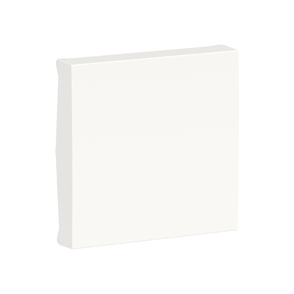 Schneider unica2 - enjoliveur interrupteur ou bouton-poussoir - 2 mod - blanc antimic