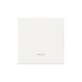 Schneider unica2 - enjoliveur interrupteur ou bouton-poussoir lumineux - 2 mod - blanc anti