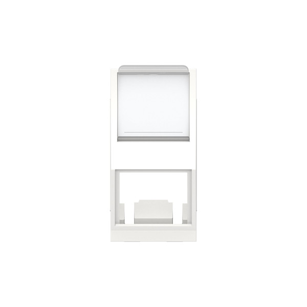 Schneider unica2 - prise pour 1 rj45 s-one incliné - 1 mod - blanc - méca seul