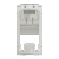 Schneider unica2 - prise pour 1 rj45 s-one incliné - 1 mod - blanc - méca seul