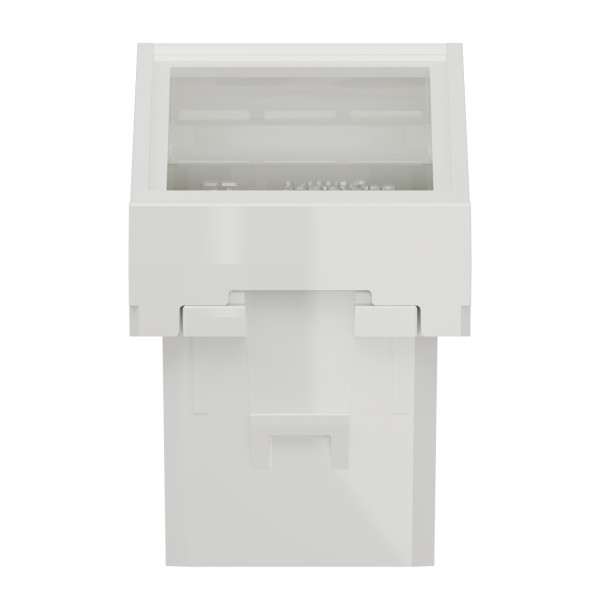 Schneider unica2 - prise pour 1 rj45 s-one incliné - 1 mod - blanc - méca seul