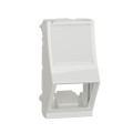 Schneider unica2 - prise pour 1 rj45 s-one incliné - 1 mod - blanc - méca seul