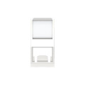 Schneider unica2 - prise pour 1 rj45 s-one incliné - 1 mod - blanc antimicrob - méca seul