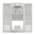 Schneider unica2 - prise pour 1 rj45 s-one incliné - 2 mod - blanc - méca seul