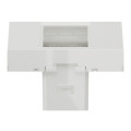 Schneider unica2 - prise pour 1 rj45 s-one incliné - 2 mod - blanc antimicrob - méca seul