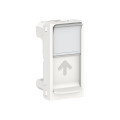 Schneider unica2 - prise pour 1 rj45 s-one - 1 mod - blanc - méca seul