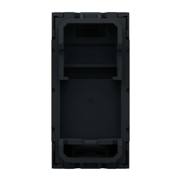 Schneider unica2 - prise pour 1 rj45 s-one - 1 mod - anthracite - méca seul