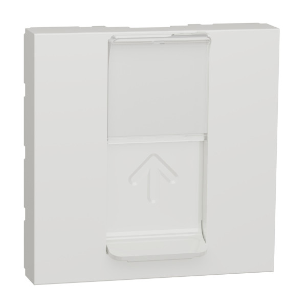 Schneider unica2 - prise pour 1 rj45 s-one - 2 mod - blanc - méca seul
