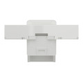 Schneider unica2 - prise pour 1 rj45 s-one - spéciale goulotte - 2 mod - blanc - méca seul