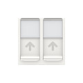 Schneider unica2 - prise pour 2 rj45 s-one - 2 mod - blanc antimicrobien - méca seul