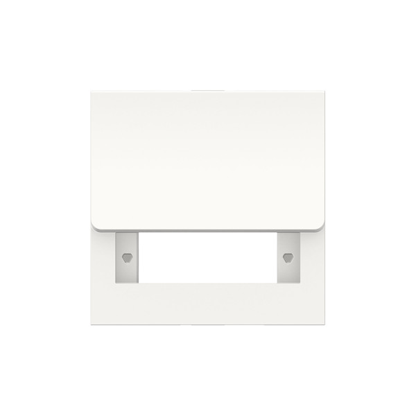 Unica - prise optique - sc duplex à compléter - 2 modules - blanc - méca seul