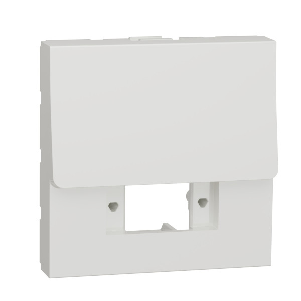 Unica - prise optique - lc duplex à compléter - 2 modules - blanc - méca seul