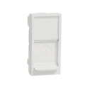 Prise RJ45 Blanche Keystone/Systimax Unica Schneider Electric - 1 Module - Méca Seul