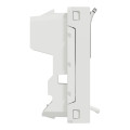 Unica - prise pour 1 rj45 keystone/systimax - 1 mod - blanc antibact - méca seul