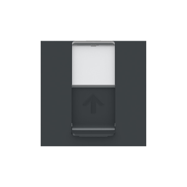 Schneider unica2 - prise pour 1 rj45 keystone/systimax - 2 mod - anthracite - méca seul