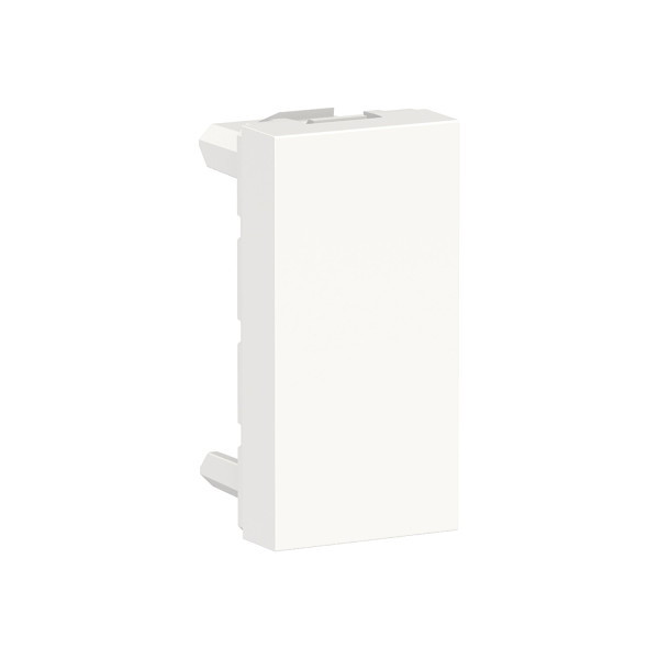 Schneider unica2 - obturateur - 1 module - blanc - mécanisme seul