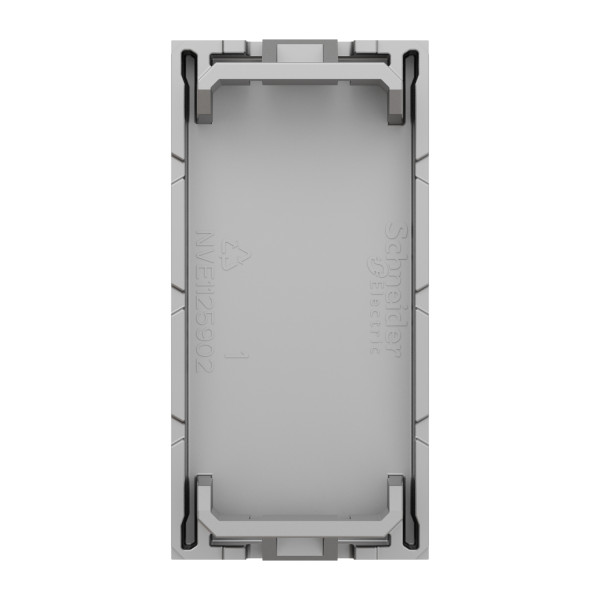 Schneider unica2 - obturateur - 1 module - alu - mécanisme seul