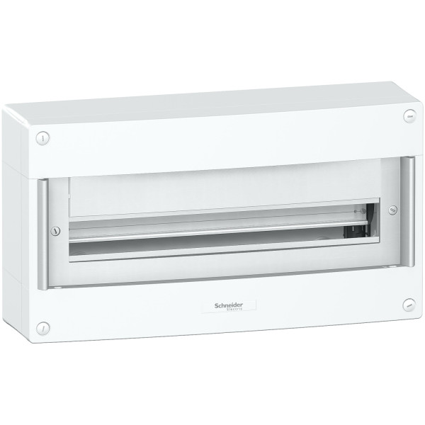 Pragma - coffret en saillie 1 rangée 24 modules - 125A - sans porte - blanc
