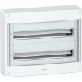 Coffret de répartition Pragma Schneider Electric - 2 rangées - 48 modules - en saillie - blanc - 125A - IP30 - IK08