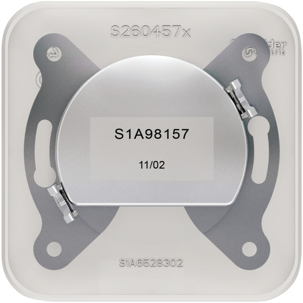 Schneider Ovalis prise multi services pour réseaux câblés avec plaque - Schneider Electric - S260457