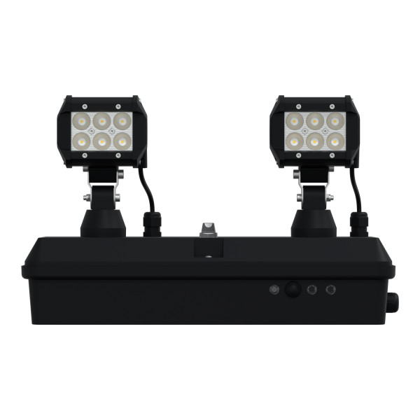 Exiway dicube smart duo - bloc à phare adressable - led2x1200lm - ip65 - lifepo4
