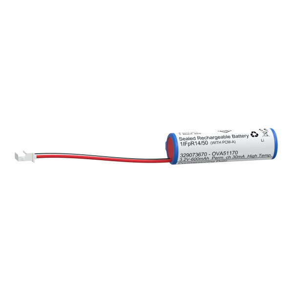 Exiway light - batterie lifepo4 - 3,2 v – 0,57 ah - pour bloc evac et hab
