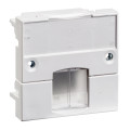 Actassi - support adaptable 45x45mm blanc polaire - volet incolore