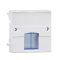 Actassi - support adaptable 45x45mm blanc polaire - volet bleu