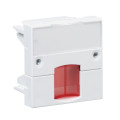 Actassi - support adaptable 45x45mm blanc polaire - volet rouge