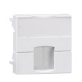 Actassi - support non-adaptable 45x45mm blanc polaire - volet incolore