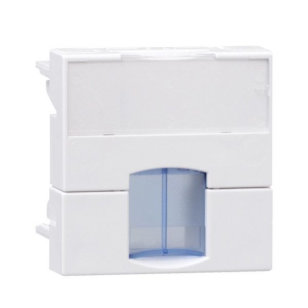 Actassi - support non-adaptable 45x45mm blanc polaire - volet bleu