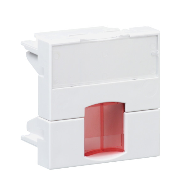 Actassi - support non-adaptable 45x45mm blanc polaire - volet rouge