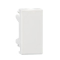 Actassi - obturateur encliquetable 22,5x45mm blanc polaire - volet blanc