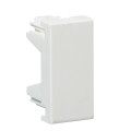 Actassi - obturateur encliquetable 22,5x45mm blanc polaire - volet blanc