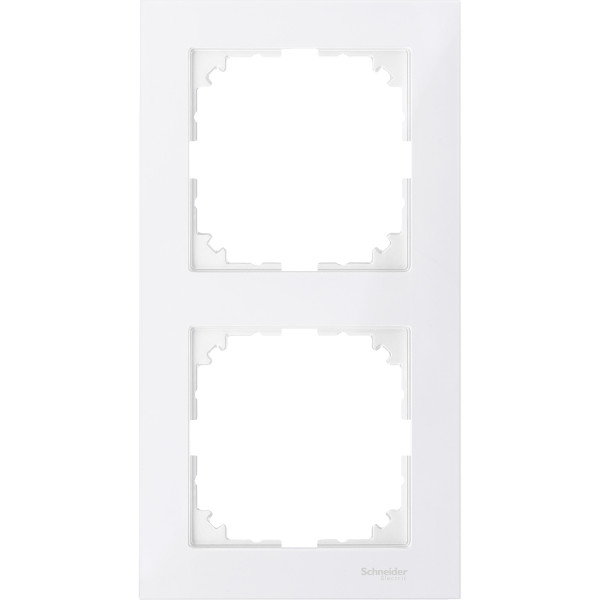 M-pure Cadre Double Blanc Polaire