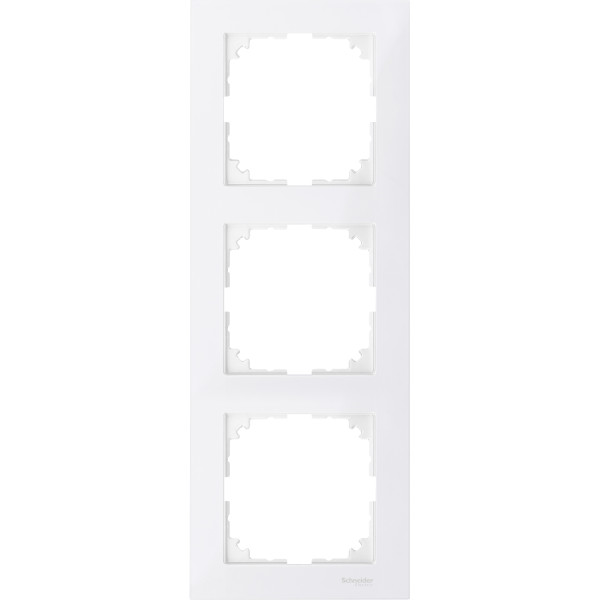 M-pure Cadre Triple Blanc Polaire